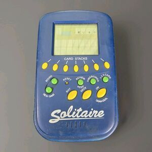 Vintage Solitaire Electronic Handheld Portable Game TESTED